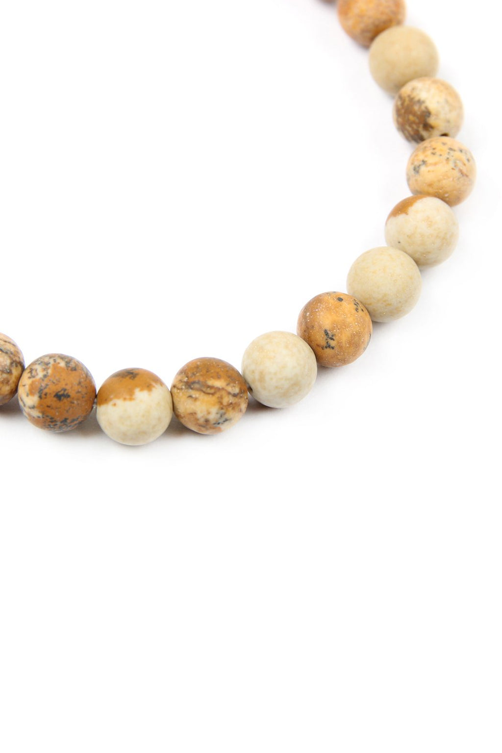 83589 - "Love and Be Loved" Natural Stone Stretch Bracelet
