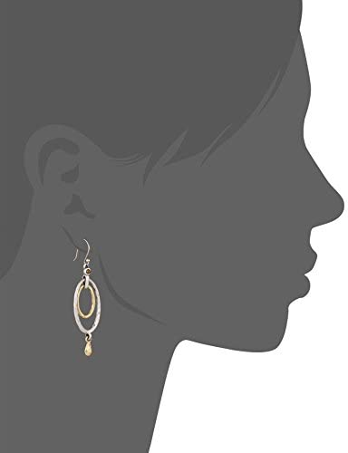 Lucky Brand Womens Mary Jane Oval Orbital Earrings