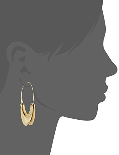 Lucky Brand Womens Organic Hoop Earrings