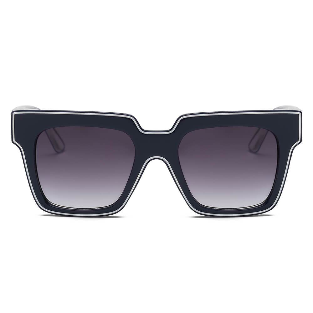 CAMDEN | S1068 - Women Retro Square Oversize Sunglasses