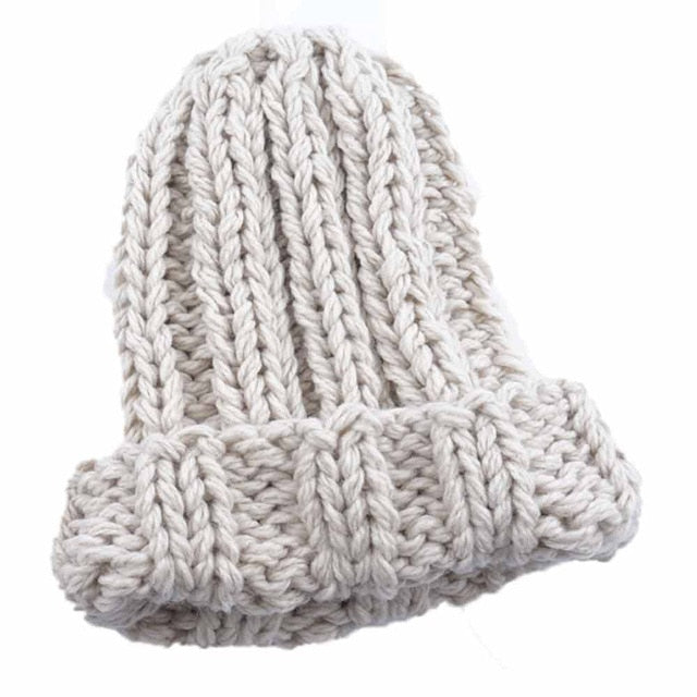 Causal Winter Knitted Hats Women Fashion Keep Warm Earmuffs Hats Soft Girls Caps Moda Feminina Casquette High Quality Gorros #D