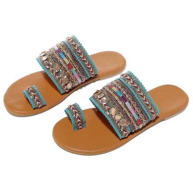 Brittany Breathable Blue Sandals